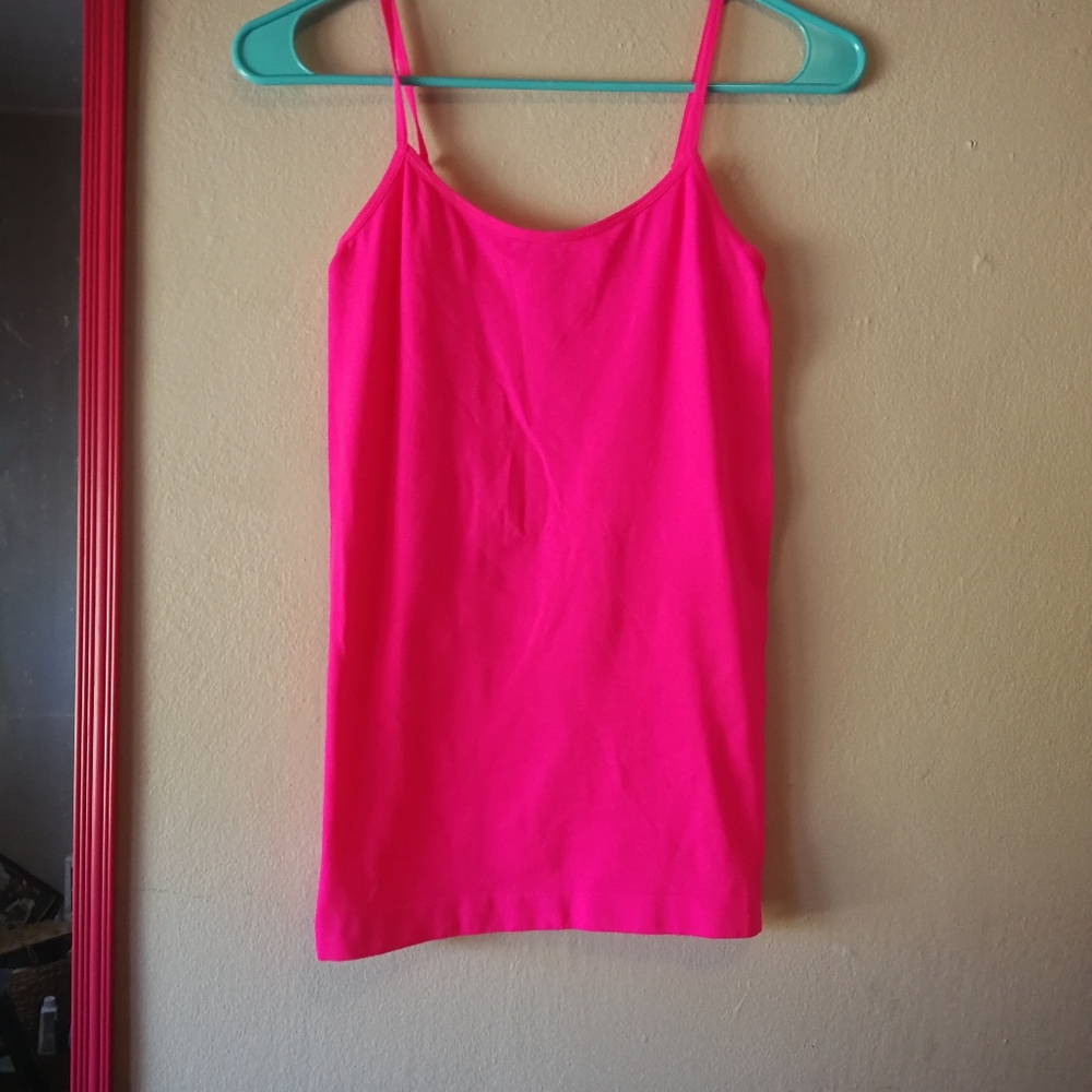 3 for $30 Hot pink stretchy smooth tank
